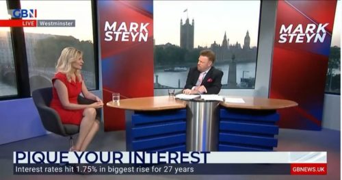 Jasmine Birtles on Mark Steyn Show