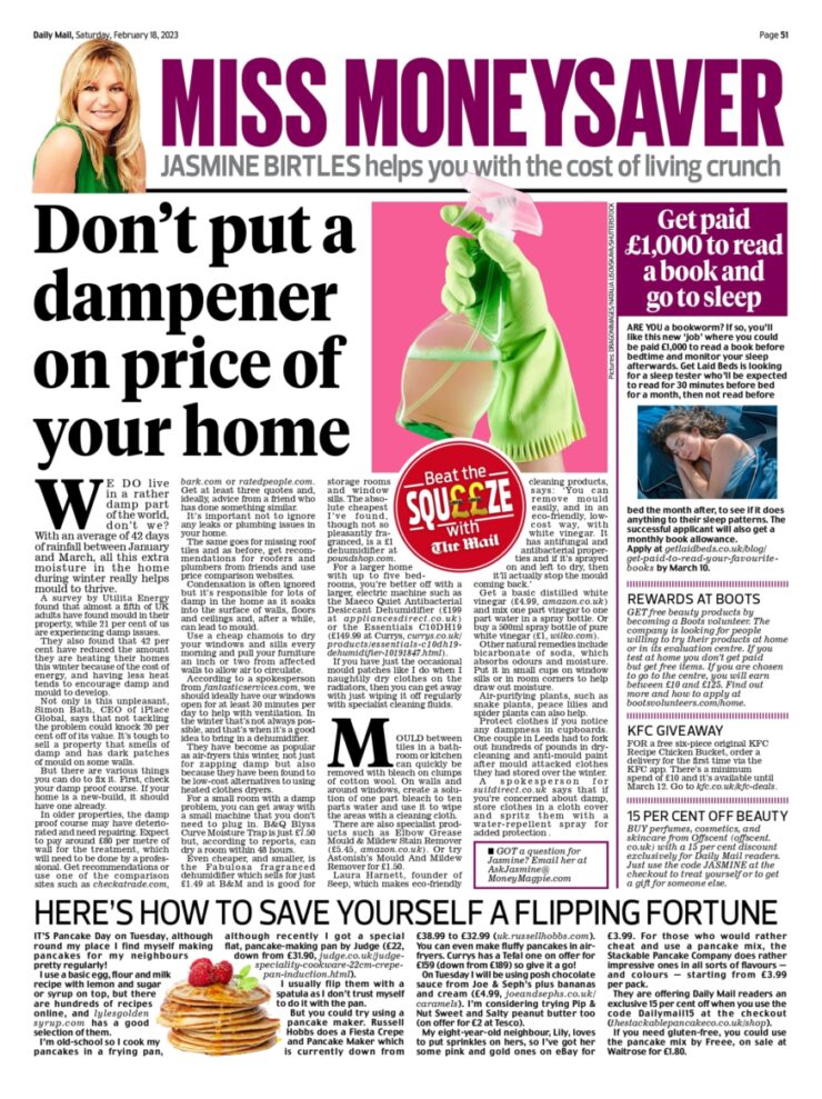 Don't put a dampener on your home