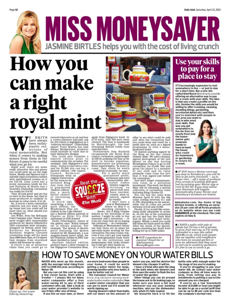 How you can make a right royal mint
