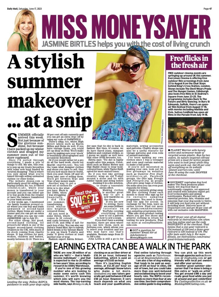 Stylish summer makeover at a snip article