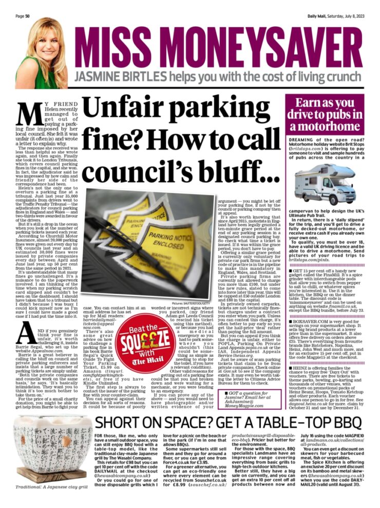Unfair parking fine. How to call council's bluff